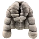 FUTRO Z LISA NAYLA Z KOŁNIERZEM KRÓTKIE